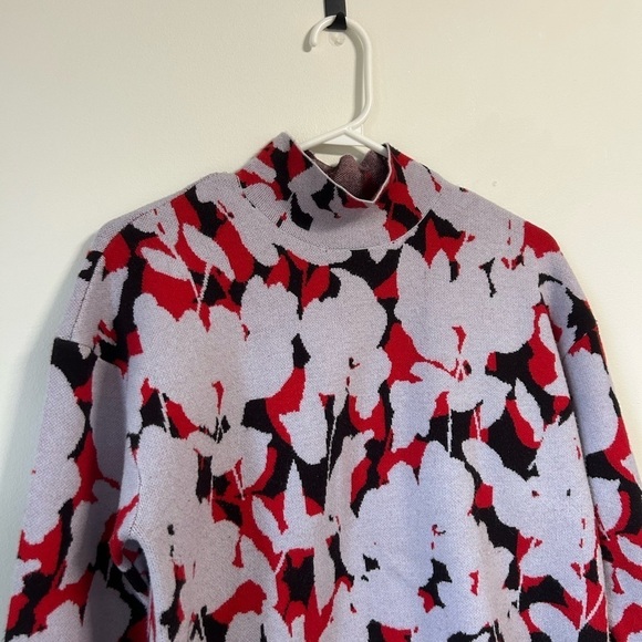 Anthropologie  Lizzie Floral Mock Neck Sweater - Picture 2 of 4